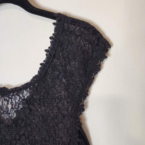 Express lace front v back tank black large - Picture 6 of 16